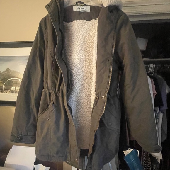 Sebby Cozy Fleece Lined Parka - Picture 1 of 7